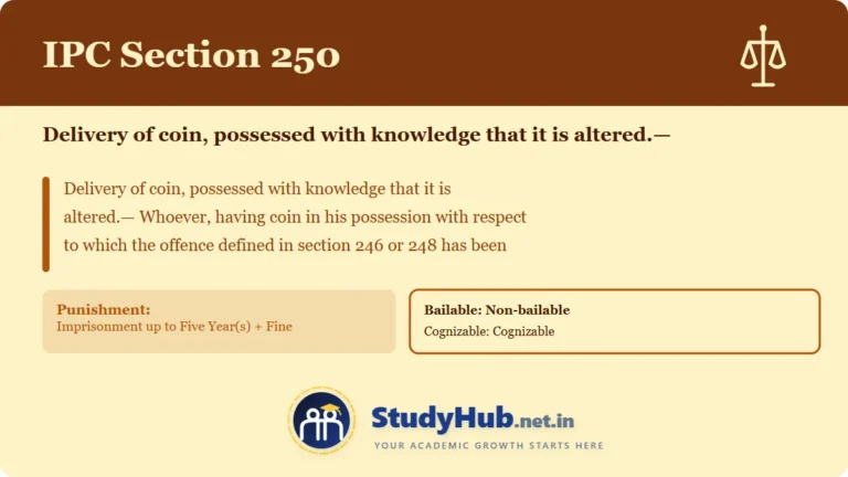 Section (dhara) 250