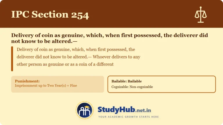 Section (dhara) 254