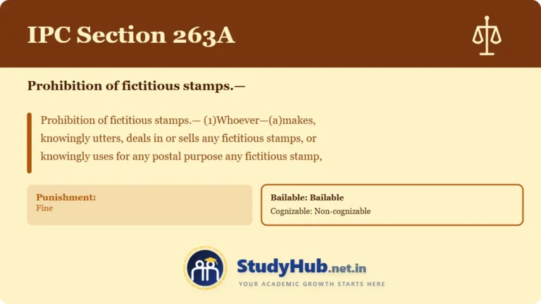 Section (dhara) 263A