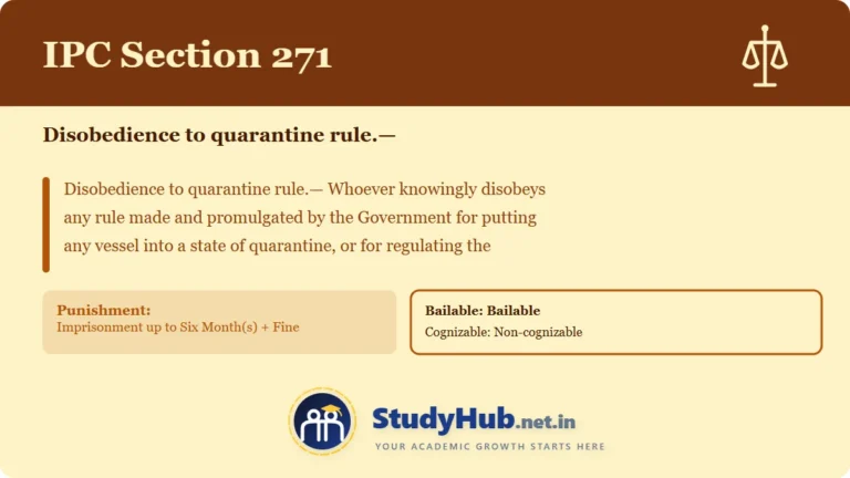 Section (dhara) 271