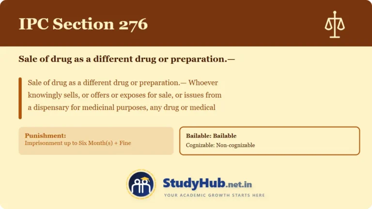 Section (dhara) 276