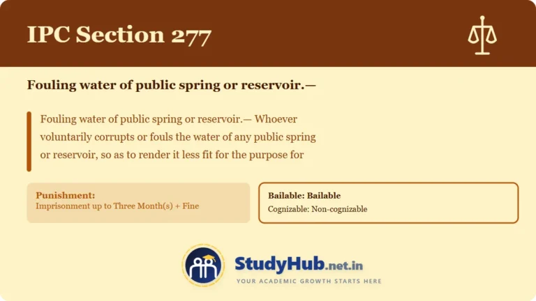 Section (dhara) 277