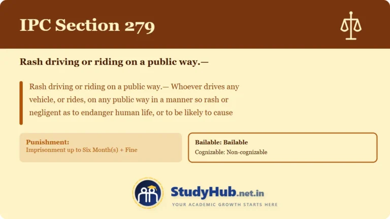Section (dhara) 279
