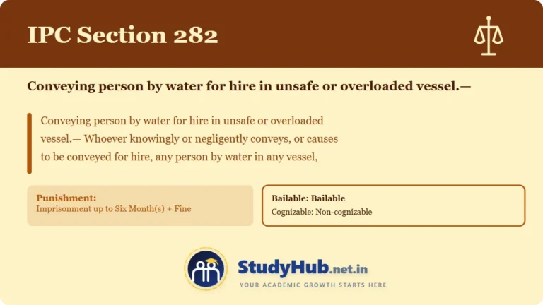 Section (dhara) 282