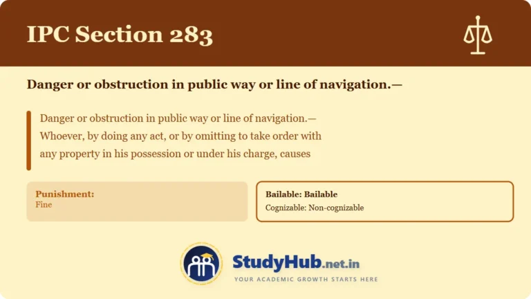 Section (dhara) 283