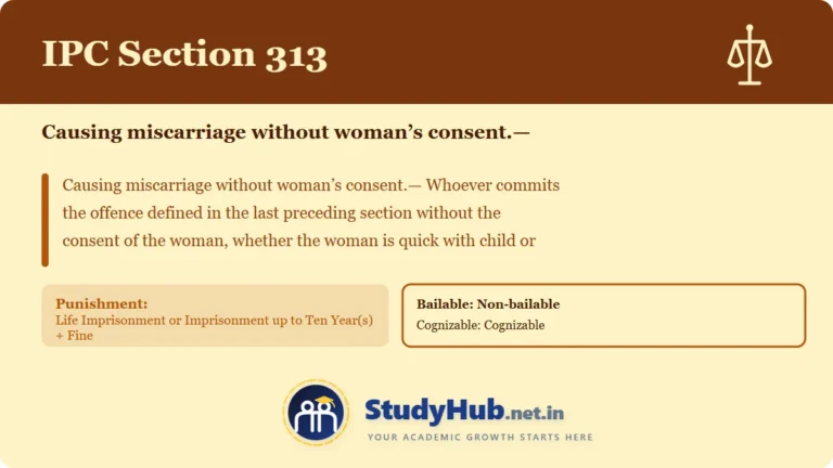 Section (dhara) 313
