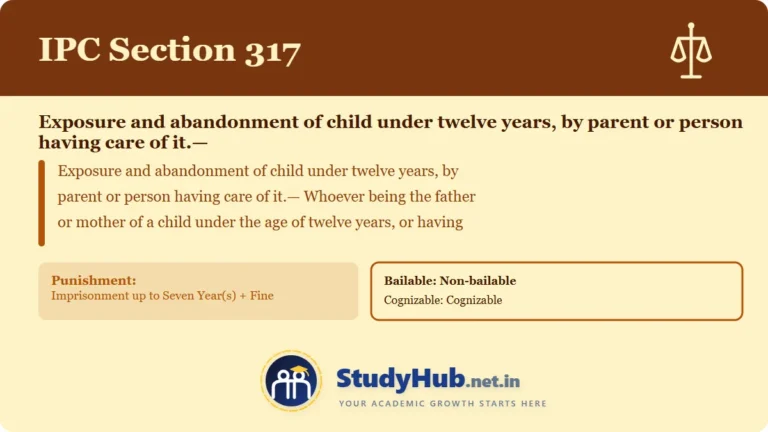 Section (dhara) 317