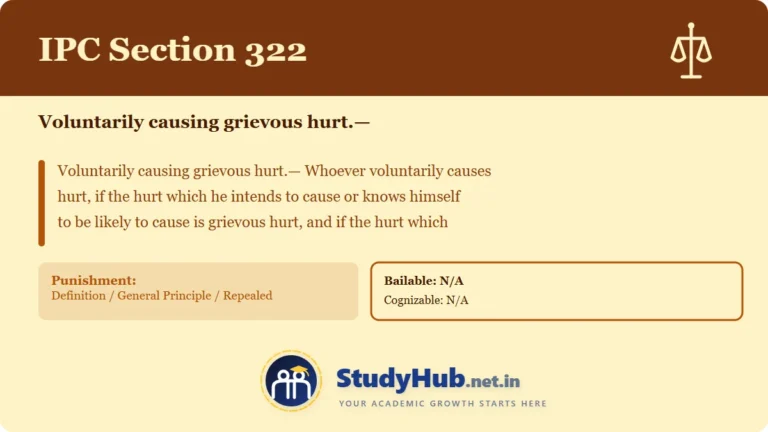 Section (dhara) 322