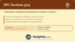 Section (dhara) 324