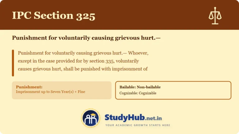 Section (dhara) 325