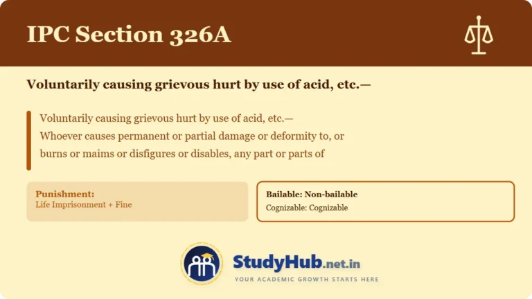 Section (dhara) 326A