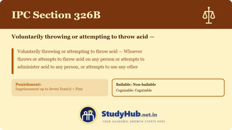 Section (dhara) 326B