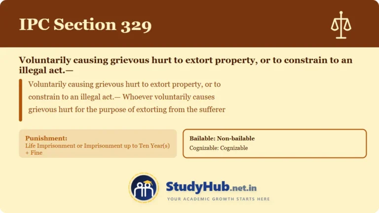 Section (dhara) 329