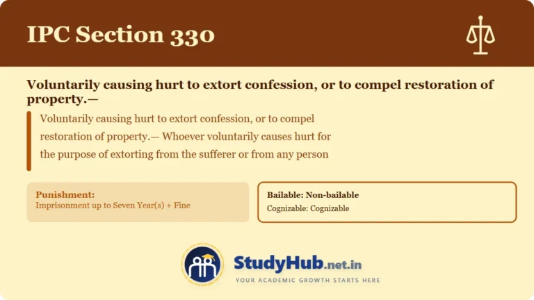 Section (dhara) 330