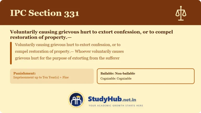 Section (dhara) 331