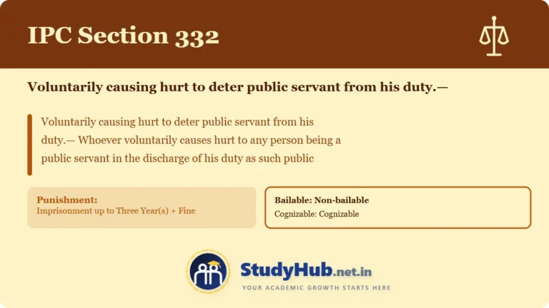 Section (dhara) 332