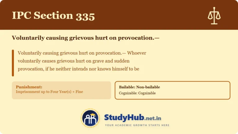 Section (dhara) 335