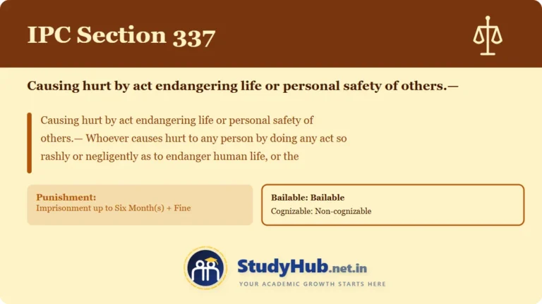 Section (dhara) 337