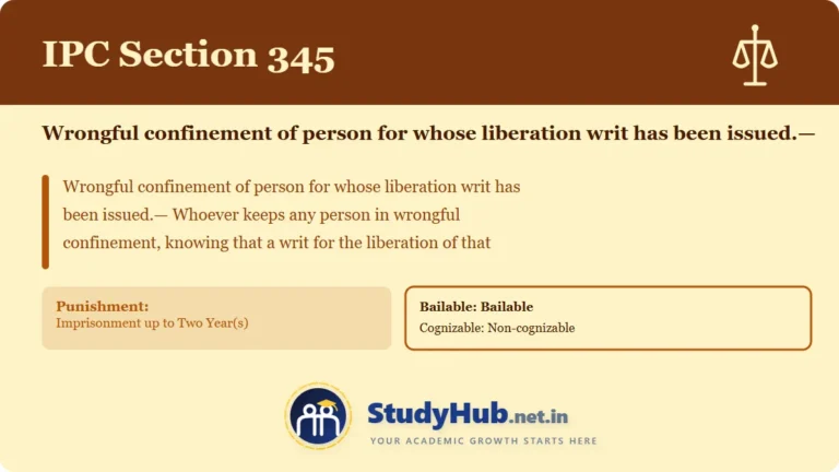 Section (dhara) 345