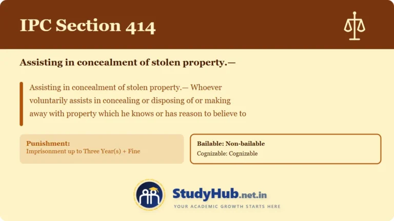 Section (dhara) 414
