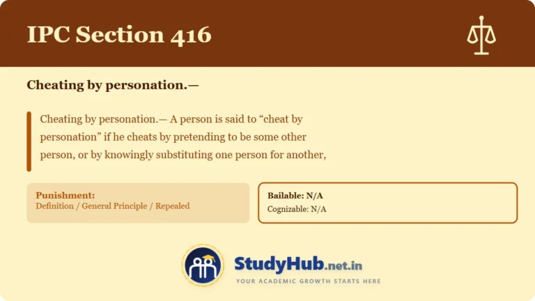 Section (dhara) 416