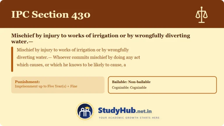 Section (dhara) 430