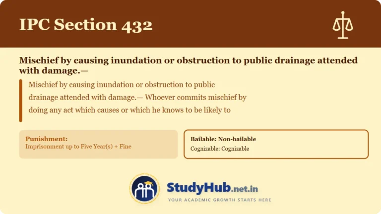 Section (dhara) 432