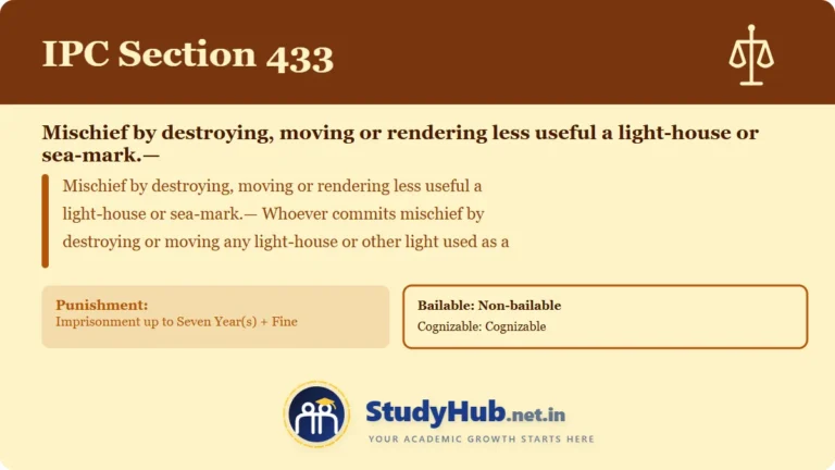 Section (dhara) 433