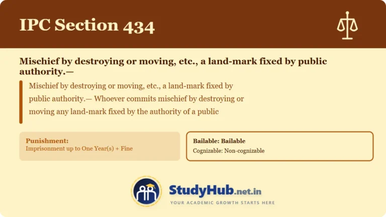 Section (dhara) 434