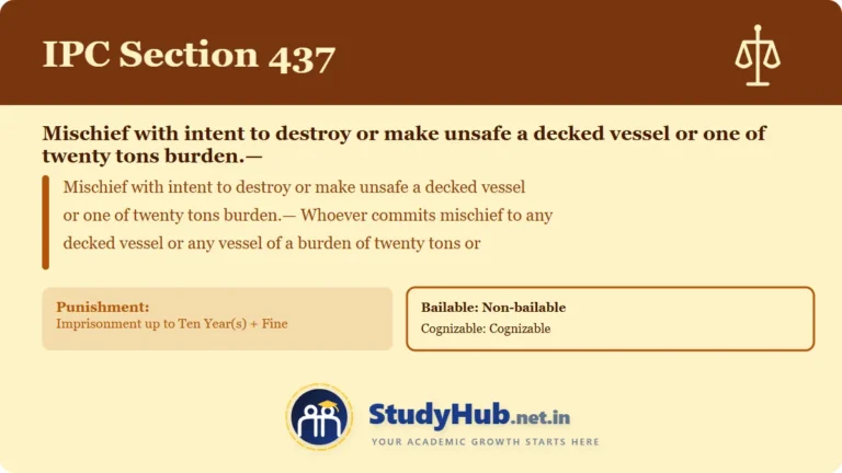 Section (dhara) 437