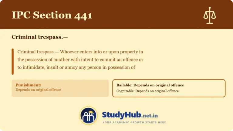 Section (dhara) 441