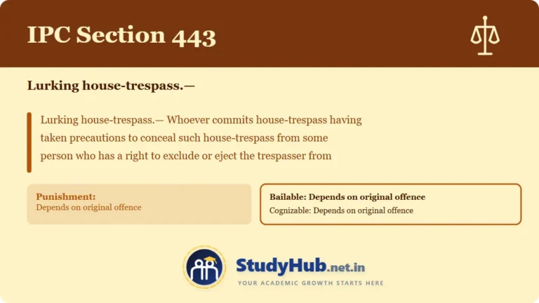 Section (dhara) 443