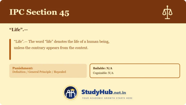 Section (dhara) 45