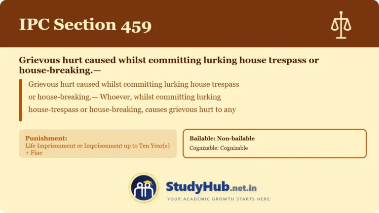 Section (dhara) 459