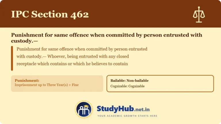 Section (dhara) 462