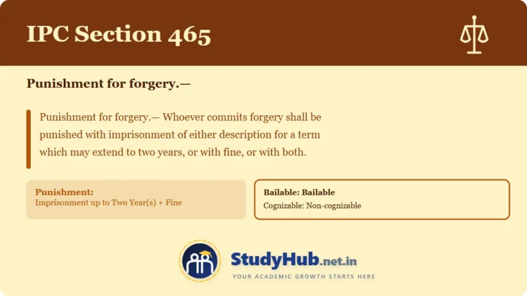 Section (dhara) 465
