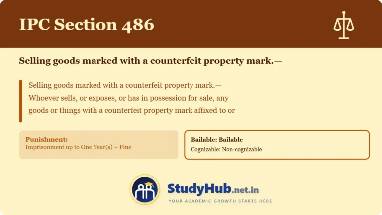 Section (dhara) 486