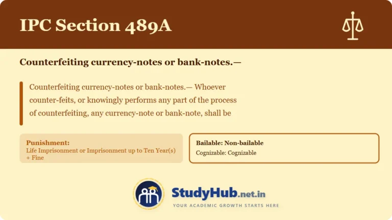 Section (dhara) 489A