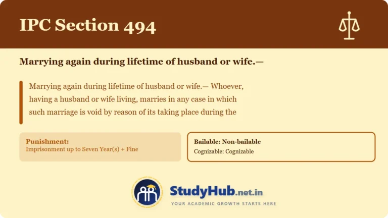 Section (dhara) 494