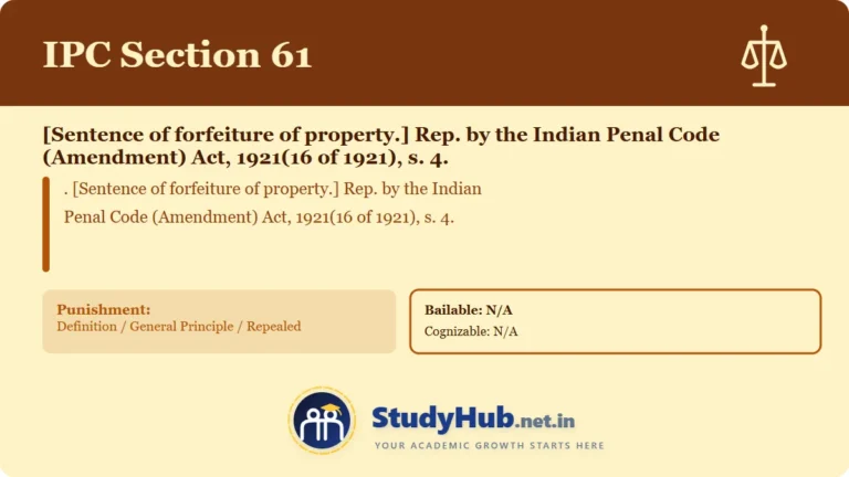 Section (dhara) 61