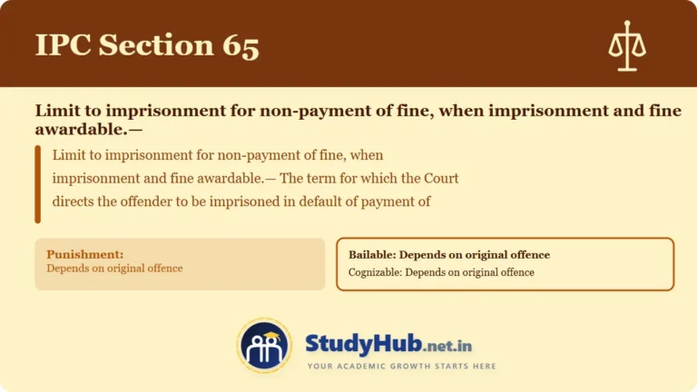 Section (dhara) 65