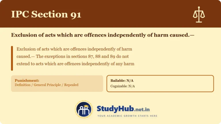 Section (dhara) 91
