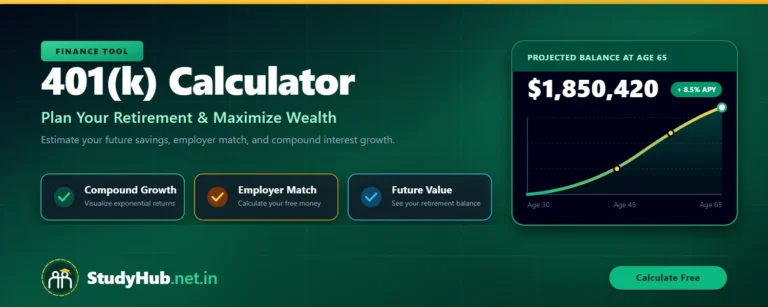 Area Calculator 401k_Calculator