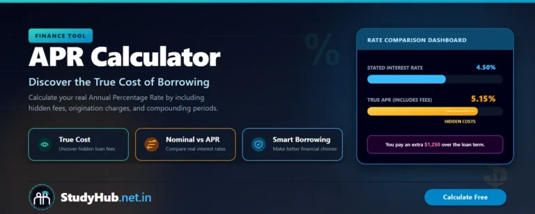 Area Calculator APR Calculator Free online apr calculator to quickly and accurately compute your results.