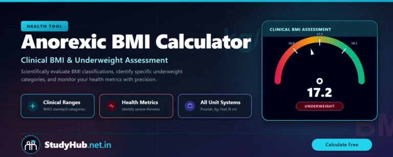 Area Calculator Anorexic BMI Calculator Free online anorexic bmi calculator to quickly and accurately compute your results.