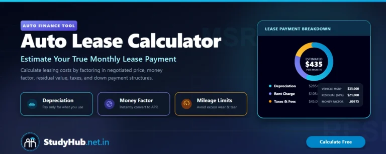 Area Calculator Auto Lease Calculator Free online auto lease calculator to quickly and accurately compute your results.