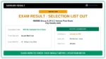NBEMS Group A, B & C Various Post Exam City Details 2026