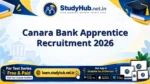 Canara Bank Apprentice Recruitment 2026