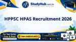 HPPSC HPAS Recruitment 2026