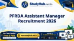 PFRDA Assistant Manager Recruitment 2026